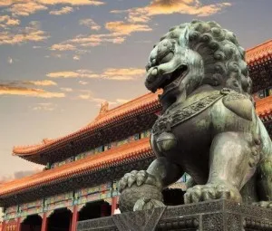 Tại sao mặt tiền các kiến trúc cổ Trung Quốc thường có một đôi sư tử đá?