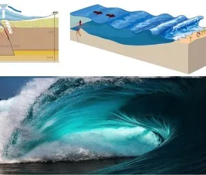 Vì sao động đất lại có sóng thần?