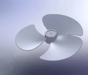 Vì sao quạt điện thường có 3 cánh?