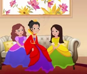 Ba con chim nhỏ