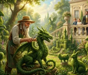 Bác làm vườn và nhà chủ