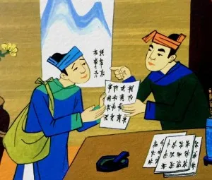 Chưa đỗ ông nghè đã đe hàng tổng