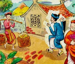Cô gái lừa thày sãi, xã trưởng và ông quan huyện