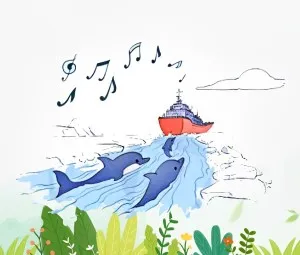 Đàn cá heo và bản nhạc