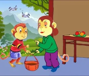 Khỉ Con biết vâng lời
