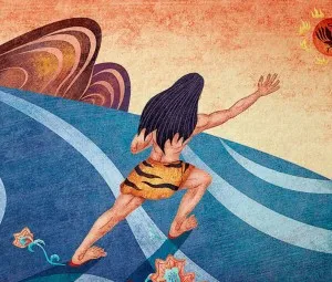 Khoa Phụ đuổi mặt trời