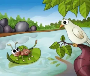 Kiến và chim Bồ Câu