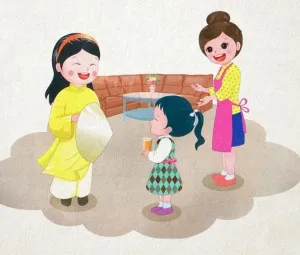 Lời chào đi trước
