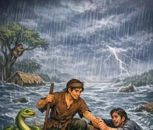 Nghe kể chuyện cổ tích - Cứu vật, vật trả ơn. Cứu nhân, nhân báo oán
