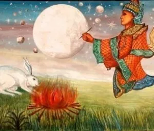 Nghe kể chuyện cổ tích - Sự tích hình thỏ mặt trăng