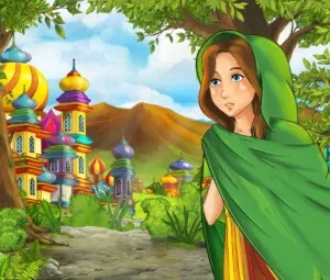 Nghe kể chuyện cổ tích - Sự tích hoa hồng xanh