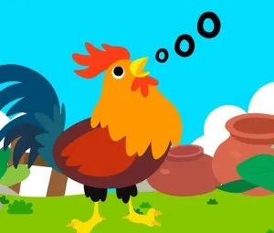 Nghe kể chuyện cổ tích thiếu nhi - Gà trống mượn tai