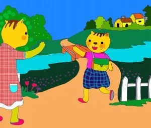 Nghe kể chuyện thiếu nhi - Mèo hoa đi học