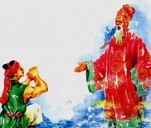 Người học trò nghèo và Ngọc hoàng