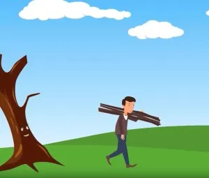Người tiều phu và thần Hermes