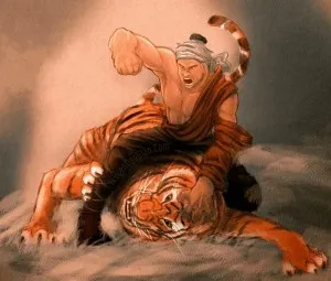 Phùng Hưng đánh hổ