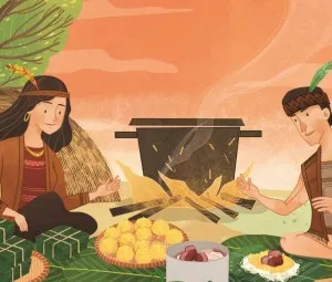 Sự Tích bánh chưng bánh dày