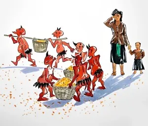 Sự tích cây nêu ngày tết