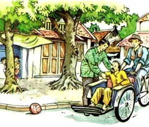 Trận bóng dưới lòng đường