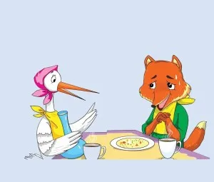 Truyên ngụ ngôn Cáo và Cò