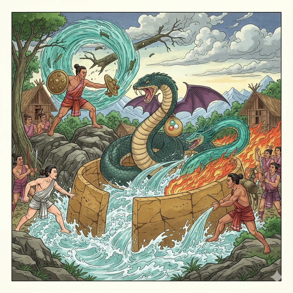 Ba chàng dũng sĩ - Truyện cổ tích Tây Nguyên