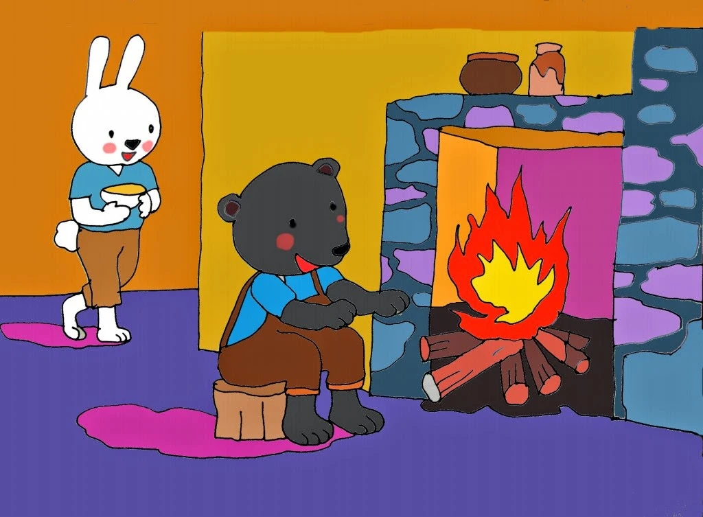 Bác gấu đen và hai chú thỏ – Kho truyện cổ tích