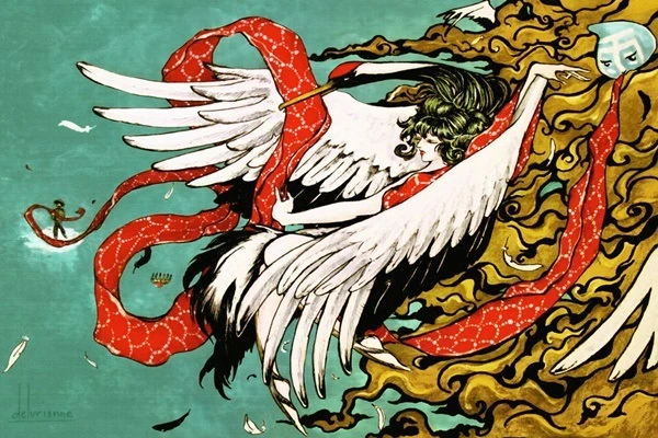 Chim sếu trắng - Truyện cổ tích Nhật Bản