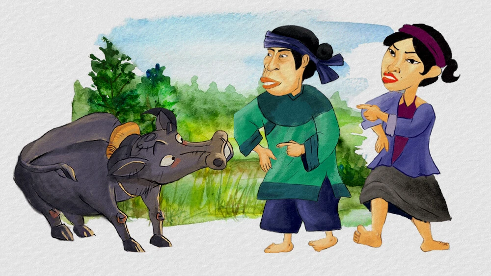 Con vợ khôn lấy thằng chồng dại như bông hoa lài cấm bãi cứt trâu, hoa lài cấm bãi cứt trâu