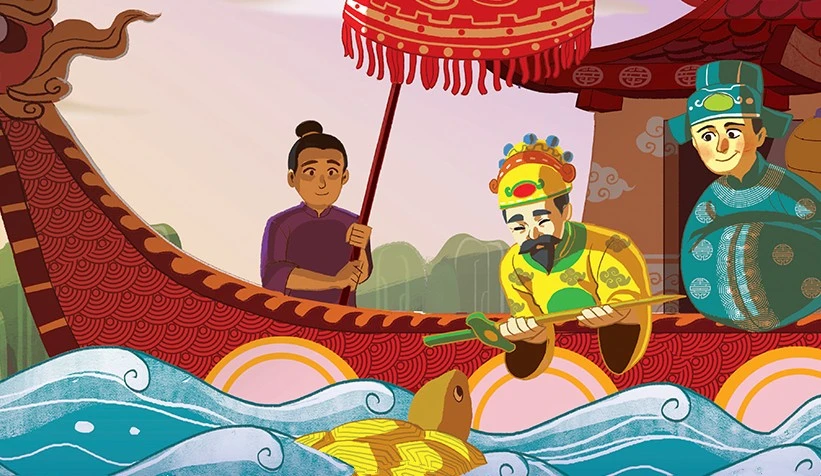 Lê Lợi trả gươm