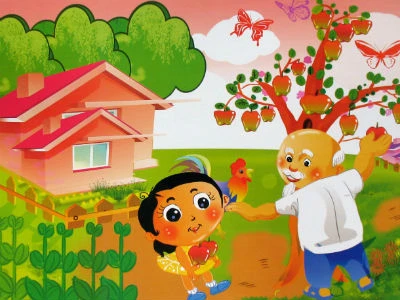 Ông già làm cây nở hoa - Truyện cổ tích Nhật Bản