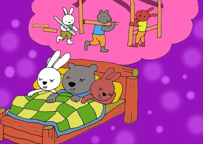 Nghe kể chuyện thiếu nhi - Bác gấu đen và hai chú thỏ