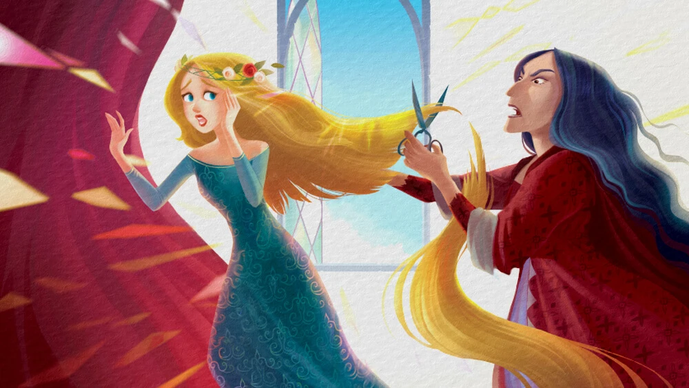 Rapunzel cô gái tóc dài - Truyện cổ grim
