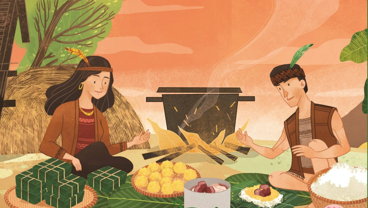 Sự Tích bánh chưng bánh dày – Kho truyện cổ tích