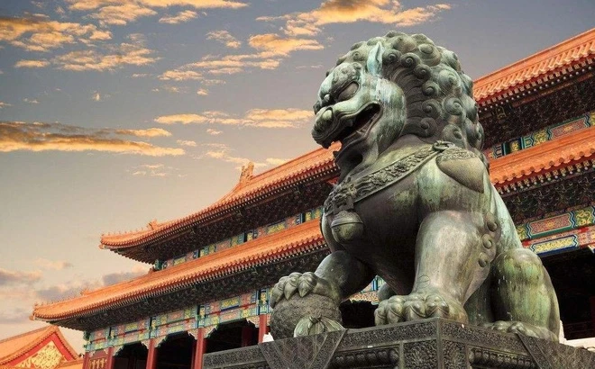 Tại sao mặt tiền các kiến trúc cổ Trung Quốc thường có một đôi sư tử đ