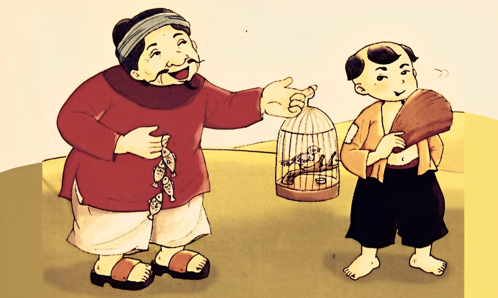Thằng Bờm có cái quạt mo – Kho truyện cổ tích